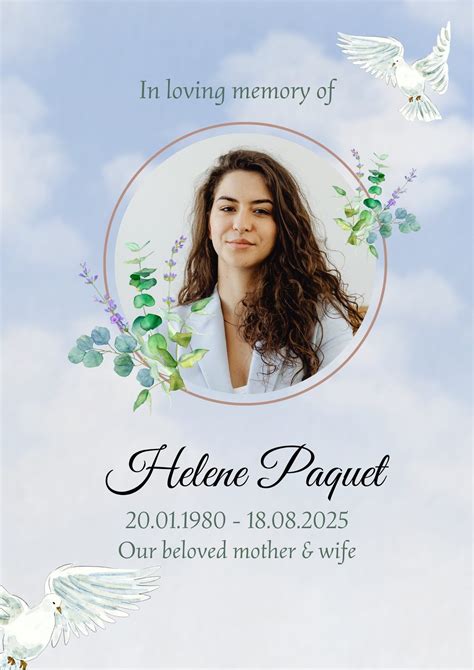 Enin Loving Memory Background Template