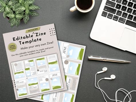 Enindesign Zine Template