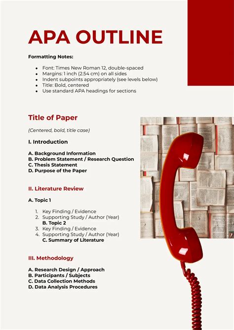 Eninformative Outline Template