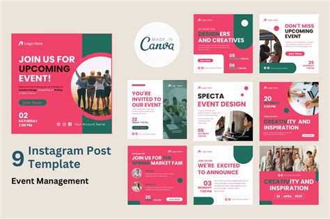 Eninstagram Event Post Template