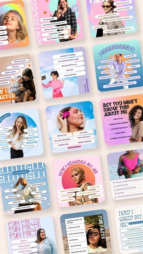 Eninstagram Introduction Post Template