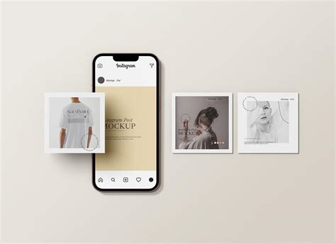 Eninstagram Post Mockup Template