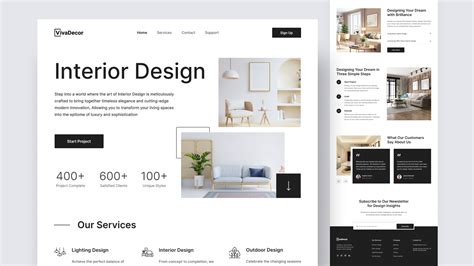 Eninterior Design Website Templates