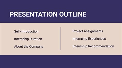 Eninternship Presentation Template