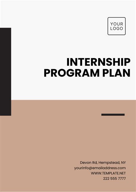 Eninternship Program Framework Template
