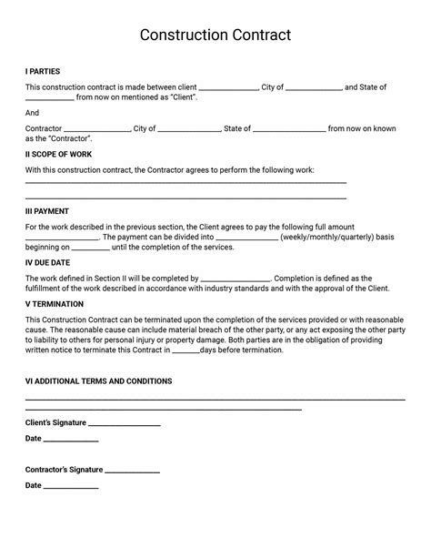 Eninterview Contract Template