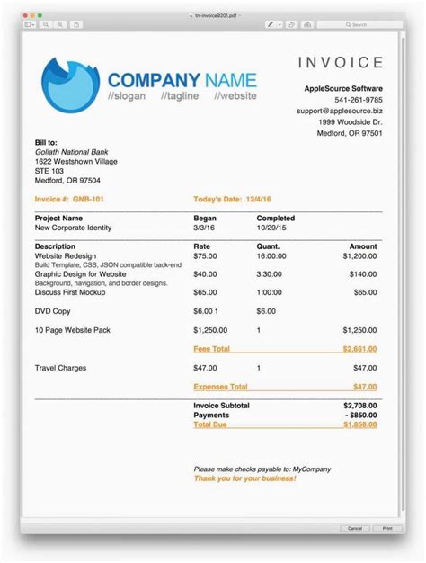 Eninvoice Email Template Html