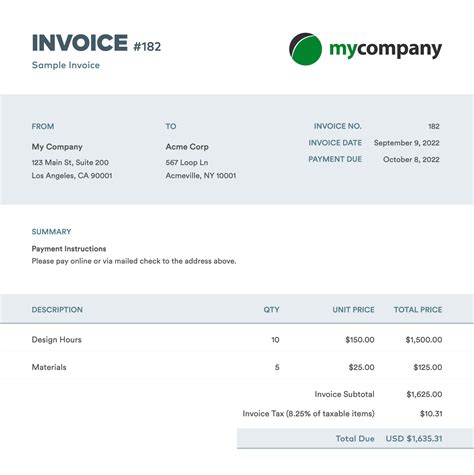 Eninvoice Template Html