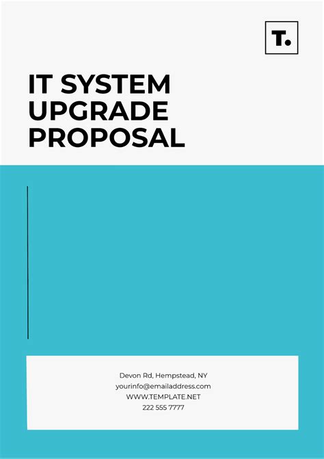 Enit Upgrade Proposal Template