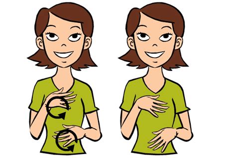enjoy in asl language