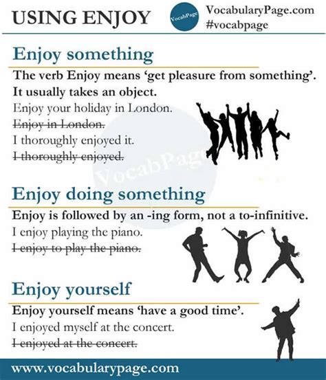 enjoy meaning in english in one word