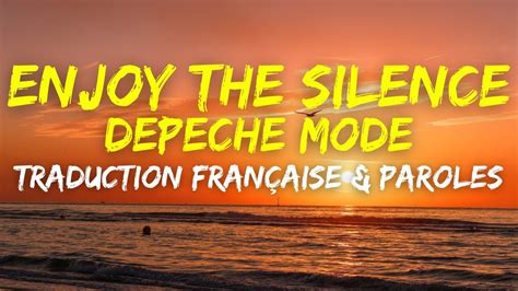 enjoy the silence depeche mode traduction