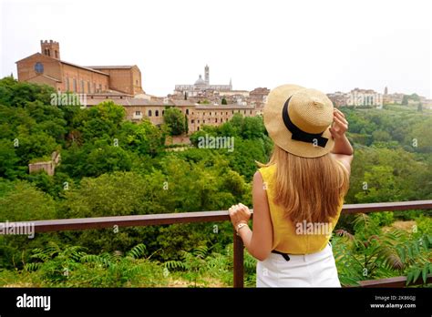 Enjoying the view in Tuscany