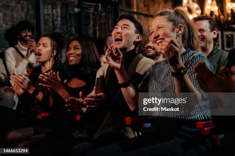 Enjoying Comedy Show