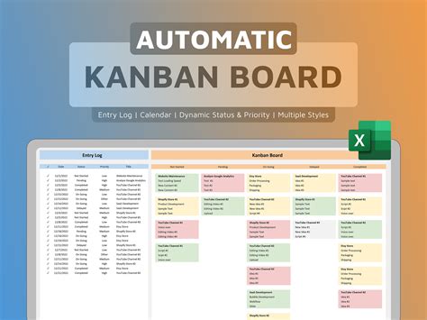 Enkanban Board Template Excel