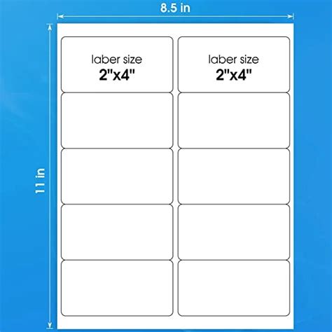 Enlabel 2 X 4 Template