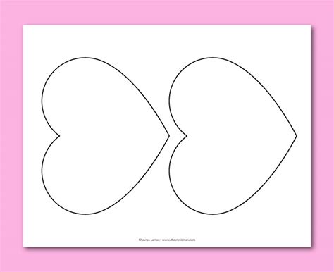 Enlarge Heart Templates