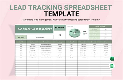 Enlead Tracking Spreadsheet Template