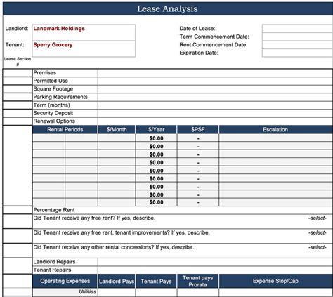 Enlease Abstract Template Excel