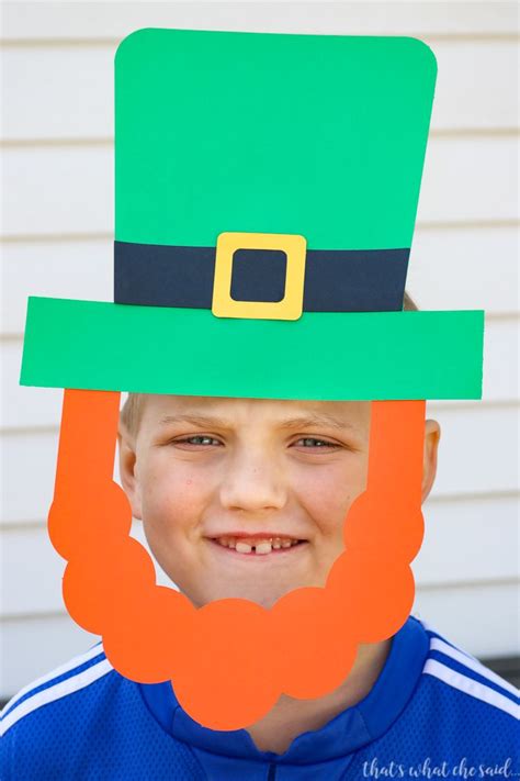 Enleprechaun Hat And Beard Template