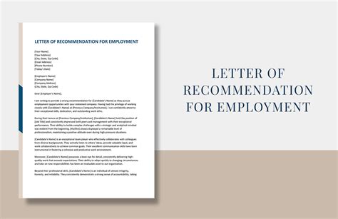 Enletter Of Recommendation Template Google Docs