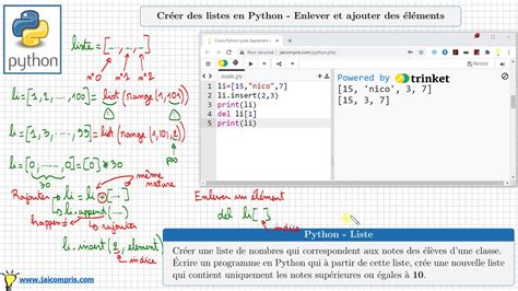 Sort et sorted comment trier une liste Python dans l