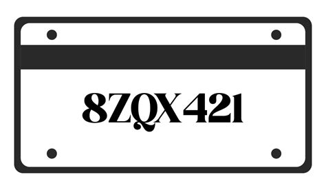 Enlicense Plate Template