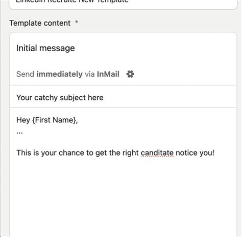 Enlinkedin Inmail Message Templates