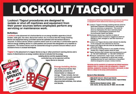 Enlockout Procedure Template