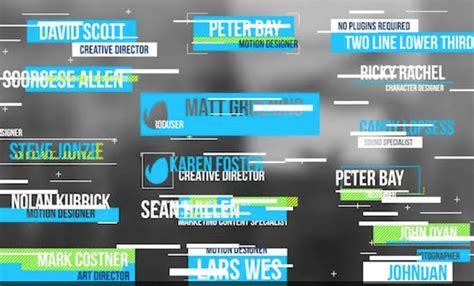 Enlower Third After Effects Template