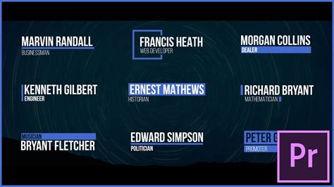 Enlower Third Template Premiere