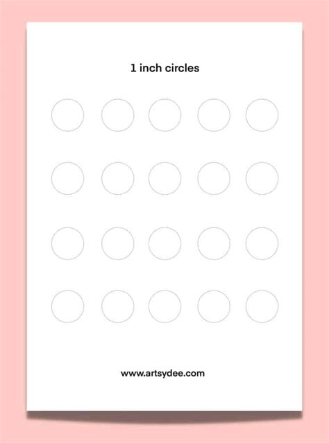Enmacaron Circle Template