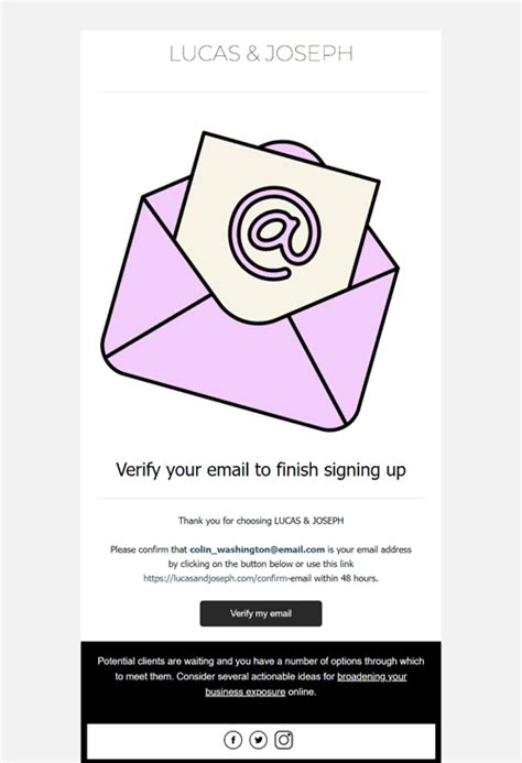 Enmailchimp Opt In Email Template