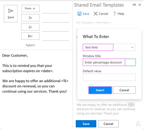 Enmailchimp Template Variables