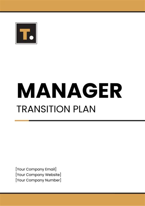Enmanager Transition Plan Template