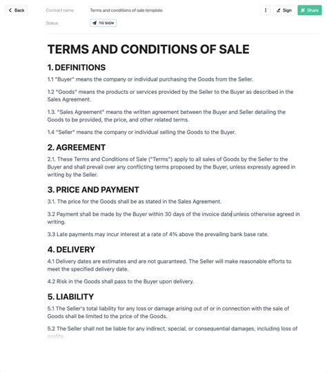 Enmarketplace Terms And Conditions Template