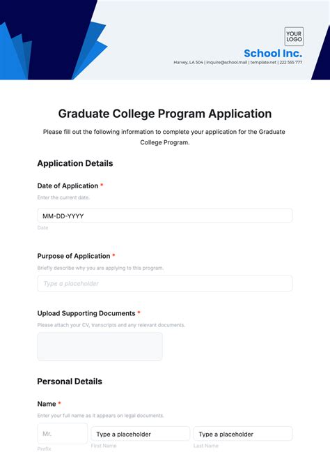 Enmentor Program Application Template