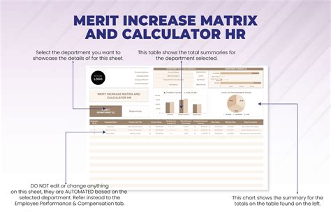 Enmerit Increase Matrix Template