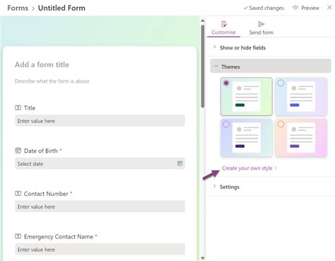 Enmicrosoft Lists Template