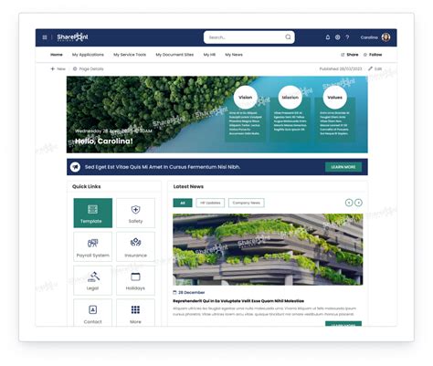 Enmicrosoft Sharepoint Templates