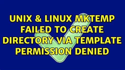 Enmktemp Failed To Create Directory Via Template