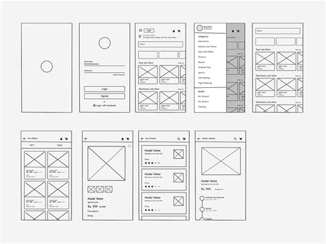 Enmobile App Sketch Template