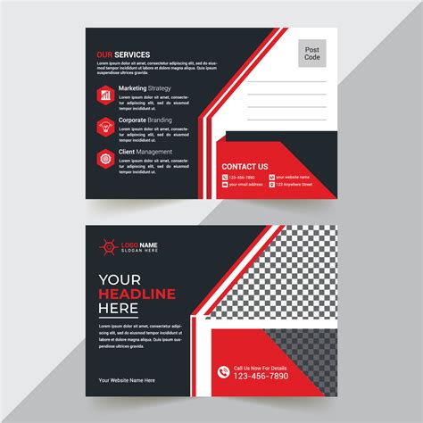 Enmodern Postcard Template