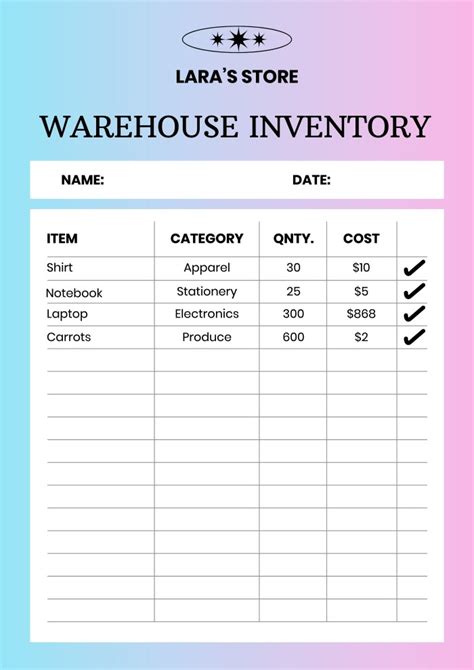 Enmove Checklist Template