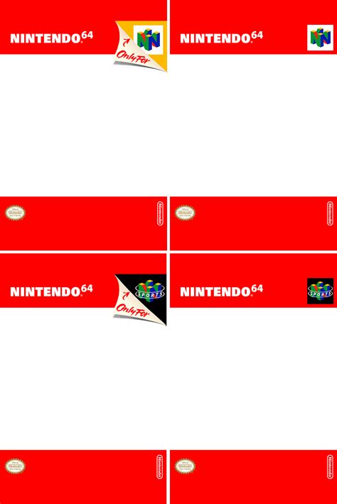 Enn64 Box Art Template