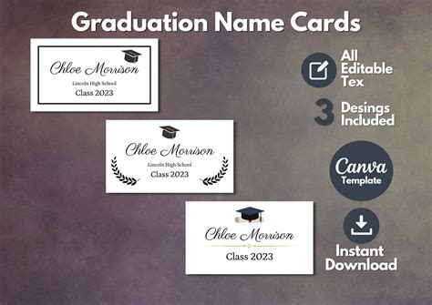 Enname Placards Template