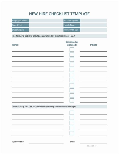 Ennew Hire Checklist Template Excel