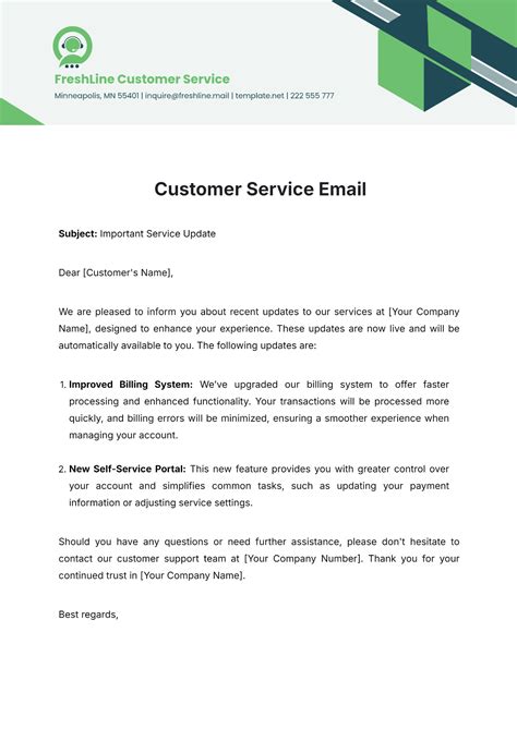 Ennew Service Email Template