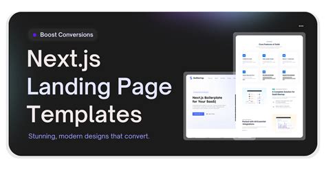 Ennext Js Landing Page Template