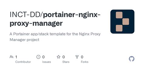 Ennginx Proxy Manager Portainer Template